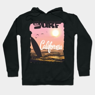 Surf California Design. Hoodie